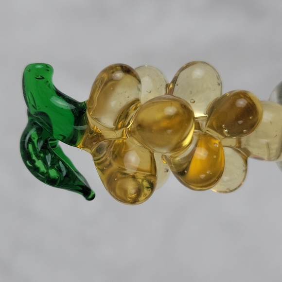 Four Piece Cheese Knives Set for Charcuterie Board Utensils Glass Grapes - Picture 7 of 9